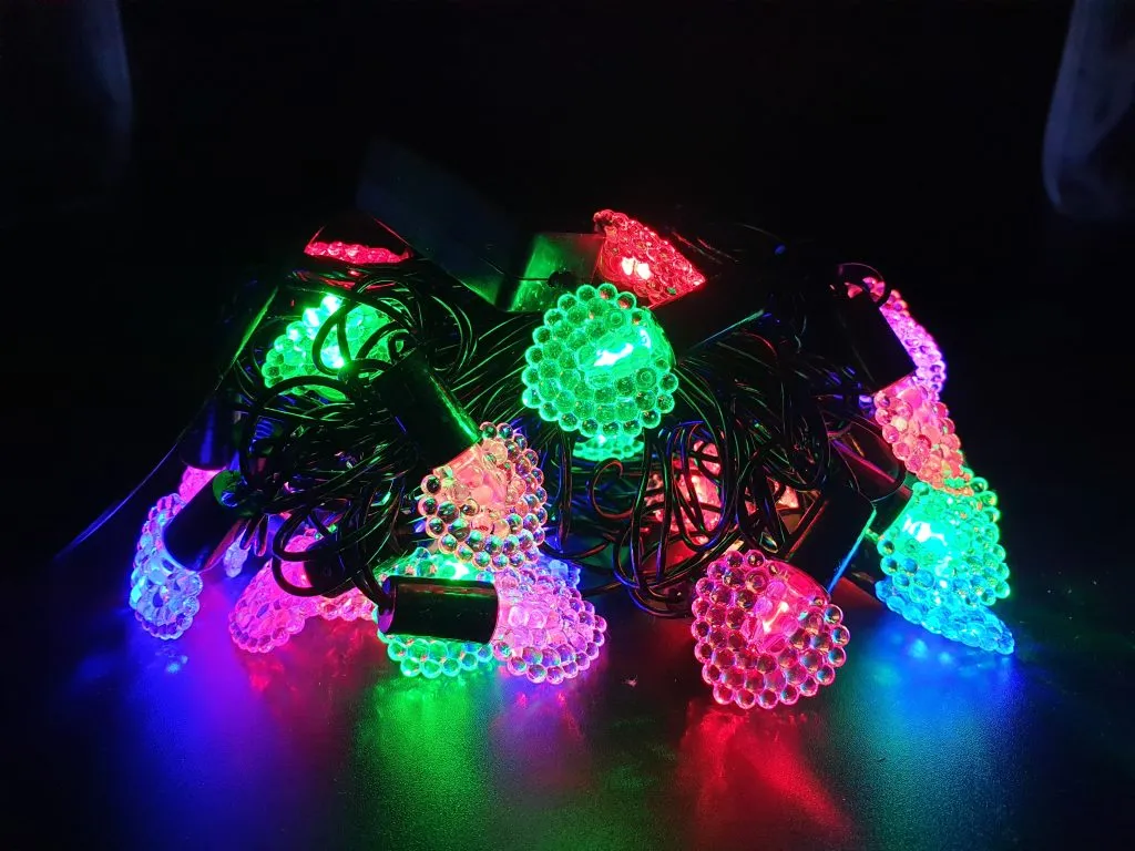 Luces Led Navideñas Multicolor Varios Diseños 4m 28 Focos - Imagen 12