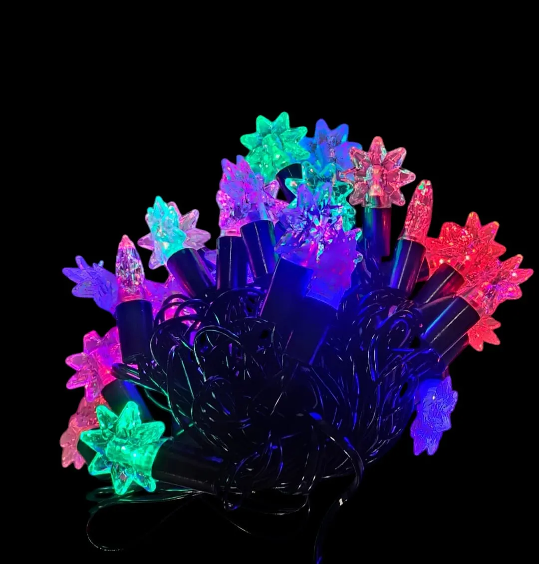 Luces Led Navideñas Multicolor Varios Diseños 4m 28 Focos - Imagen 11