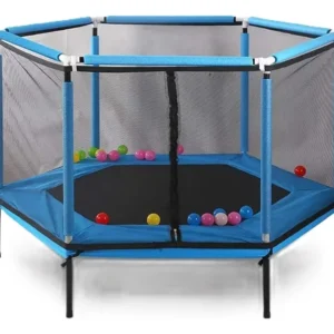 Brincolin Trampolin Infantil Con Malla De Seguridad 120x140
