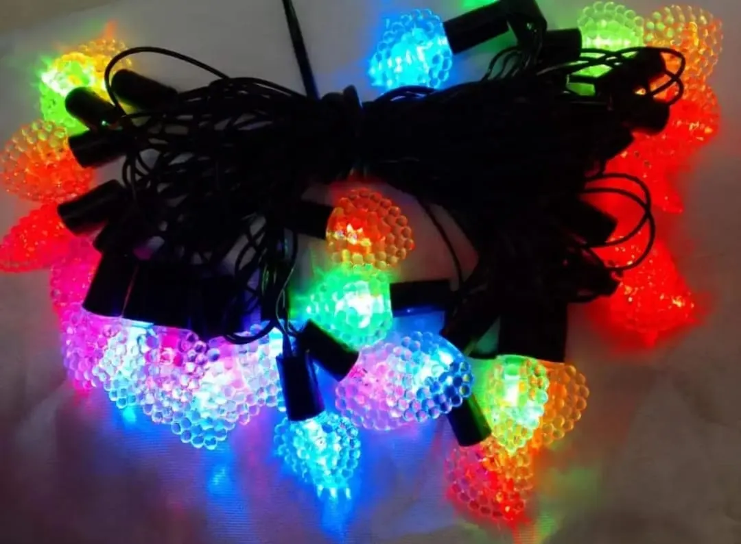 Luces Led Navideñas Multicolor Varios Diseños 4m 28 Focos - Imagen 9