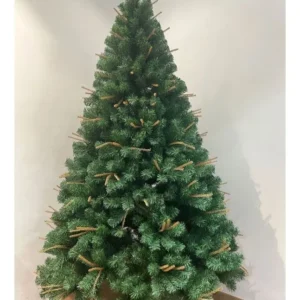 Arbol De Navidad Decorativo Con Ramas De Dos Tonos 210cm.