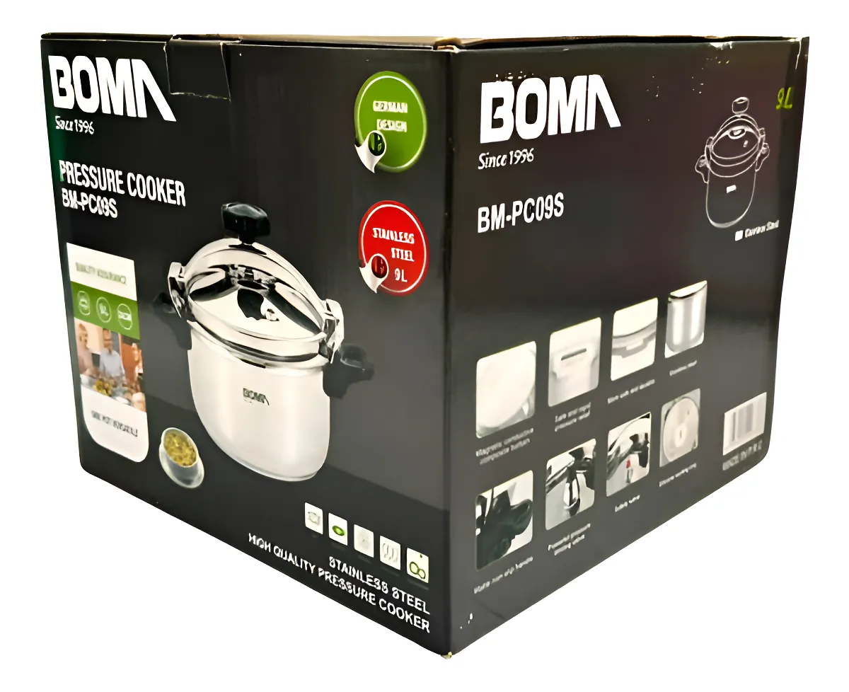 Olla De Presión 5lts De Acero Cromado Alta Calidad Bomn - Imagen 7