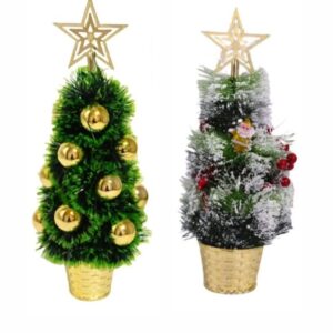 Adorno De Navidad Mini Arbolito Decorado 41cm
