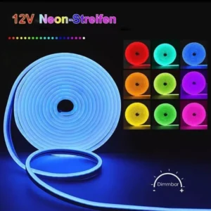 Cinta Led Neón Flex De Silicona 5m Manguera Led