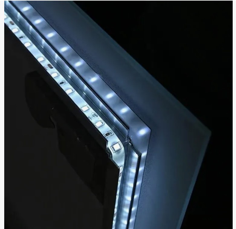 Espejo De Pared Rectangular Tres Tipos De Luces Led 50×70 - Imagen 3