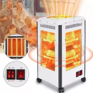 Estufa Calefactor Halógeno 360° A 2000w
