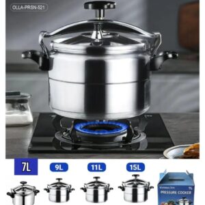 Olla A Presión 11 Litros De Aluminio 28cm Cocina Rápida